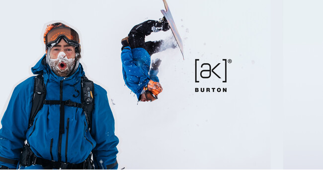 極限の環境で雪山のプロが要求する性能と耐久性を実現した、Burtonのフラッグシップ　[ak](R)︎ アクマー、トゥバック アウターウェア　10月16日販売