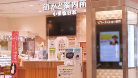 街かど案内所にいるKebbi 街かど案内所にいるKebbi