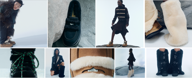 UGG & sacai ローファーとブーツを含む2025年秋冬コラボレーションを発表