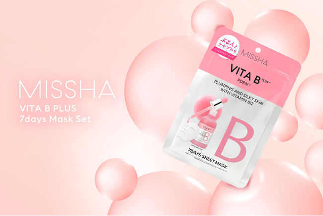 ピンクジェリーが届けるぷるぷる肌とツヤ。ピンクビタミン*×PDRN*¹配合マスクで7日間の韓国コスメMISSHAならではの肌管理提案
