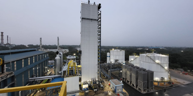 インド タタ・スチール ジャムシェドプル製鉄所の大型産業ガスプラントを取得