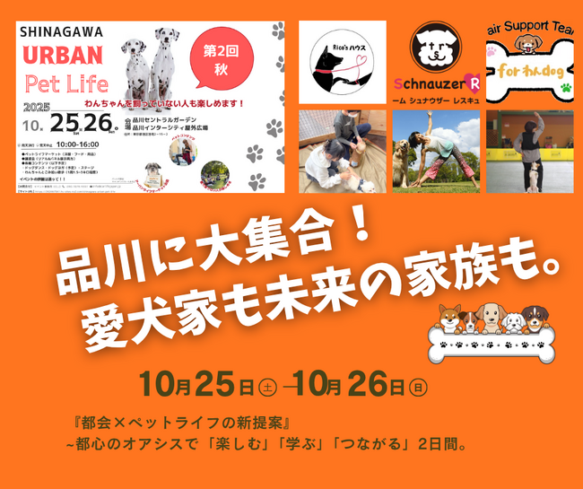 ???? まもなく開催!品川インターシティに愛犬家も未来の家族も大集合!