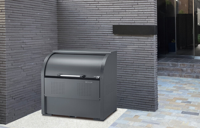 ＜集合住宅・店舗向け＞グレーカラーの「ゴミ収集庫」　新サイズ追加発売