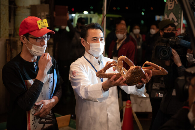 最高級ブランド「輝・輝姫」に加え、漁師の選ぶ「一番推し」が初登場。震災から2年目、さらにパワーアップした「蟹-1・姫-1グランプリ」開催