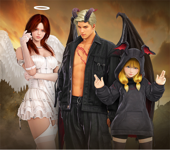 オープンワールドRPGの真骨頂『黒い砂漠』、新衣装「エンジェリオン＆デモニス」発売！ハロウィンイベントも開催！