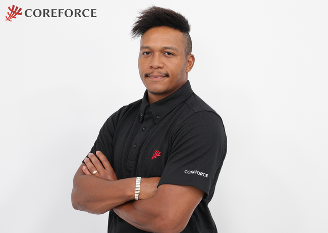 コンディショニング アクセサリー「COREFORCE（コアフォース）」ラグビーの松島幸太朗選手とスポンサー契約を締結