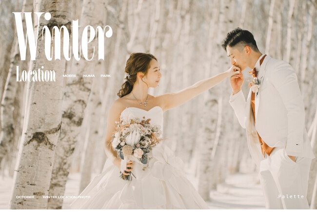 【最旬トレンド】雪とアートが織りなす非日常へ!花嫁の夢を叶える絶景フォト