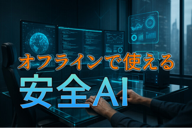 【オフラインでも使える生成AI】機密情報を守りながら業務効率化！