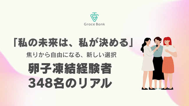 もう「タイムリミット」に焦らない。卵子凍結という選択をした348名のリアル。経験者の4人に3人が「やって満足」と実感する、その最大の理由とは？