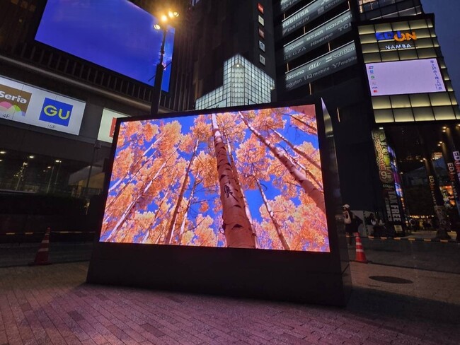 大阪・ミナミの新たなOOH「なんば広場Vision」の稼働開始