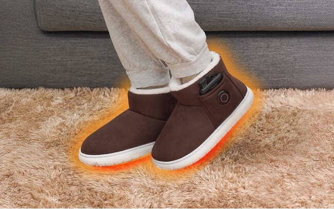 ヒーター内蔵のあったかムートンブーツでおしゃれに足元防寒『ヒーターでしっかり保温「あったかムートンブーツ」』を発売