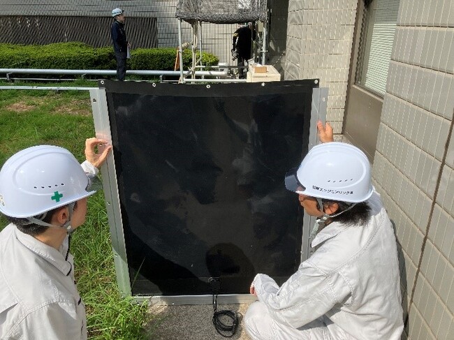 フィルム型ペロブスカイト太陽電池の壁面設置に向けた改良工法開発を開始