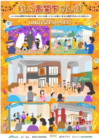 2025年10月24日(金)~ 10月26日(日) ～秋の高架下さんぽ～を開催