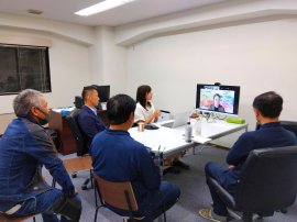 株式会社スエヒロ工業東京支店での勉強会の様子