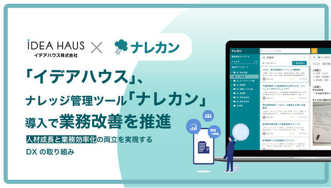 ナレッジの横断的活用｜イデアハウス株式会社が『ナレカン』を全社導入