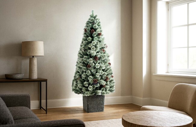【タンスのゲン】X’masツリーの土台を見せたくない方へ朗報！ 石の風合いを生かしたポッドで飾る“Liv Norr（リヴノール）”発売