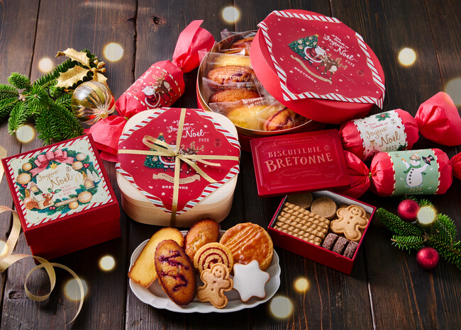 焼き菓子専門店〈 ビスキュイテリエ ブルトンヌ〉の「焼き菓子で楽しむクリスマス」新作シュトーレンや限定クッキー缶、焼き菓子アソートなどを発売。