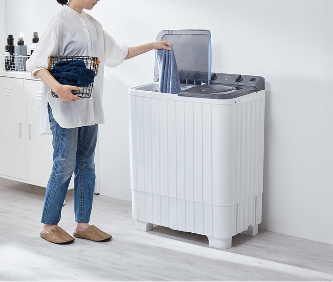 洗いと脱水を同時に。simplus、家族4日分の洗濯物も一度に洗える大容量7.0kgの二槽式洗濯機を発売。