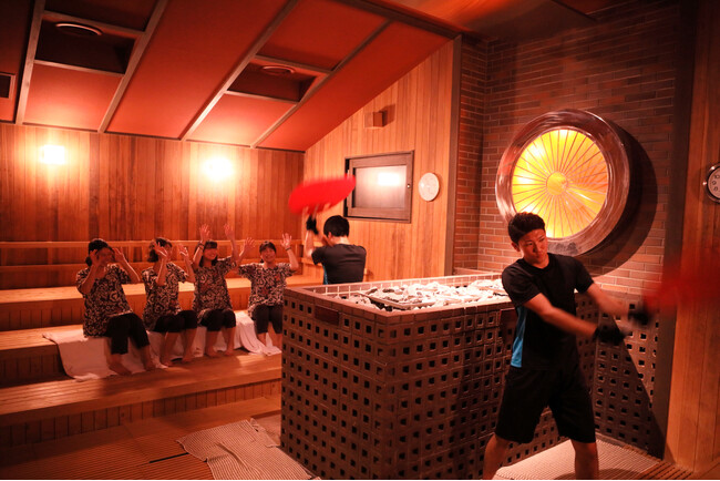 「美楽温泉 SPA-HERBS 」が贈る 史上最大の熱波！記録更新！【過去最大24名】のアウフギーサーが集結！