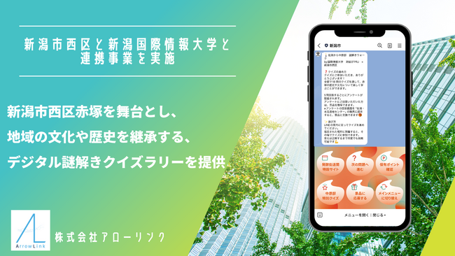 【実施報告】「オーライ！発酵街道開2025」内で実施された「潟結びプロジェクト」にて、「Liny」を用いた謎解きクイズラリーを実施いたしました