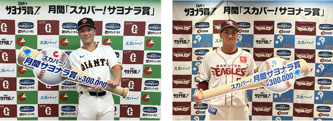 9・10月度「スカパー! サヨナラ賞」受賞選手が決定！