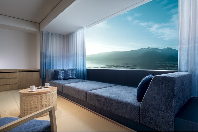 【界 宮島】全室瀬戸内海ビューのご当地部屋「海霧（うみぎり）の間」が誕生。客室の全貌を初公開。