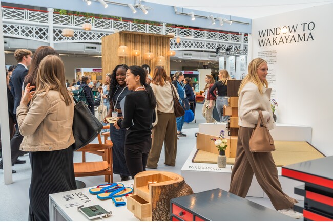 和歌山県プロジェクト「Window to Wakayama」、欧州最大級の高級インテリア展「Decorex London 2025」に出展