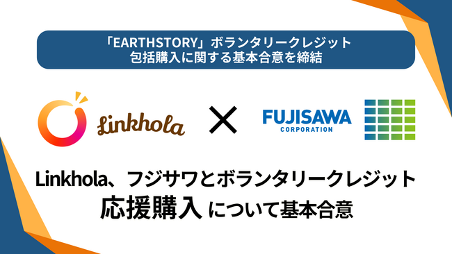 Linkhola、フジサワとボランタリークレジット応援購入について基本合意