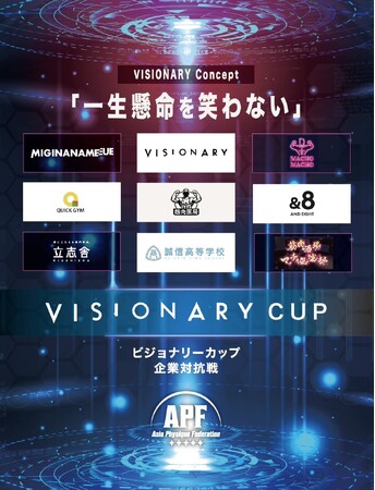 “マッチョ介護士”VISIONARYが企業対抗戦で二連覇【APF VISIONARY CUP 2025】千葉市文化センターで開催