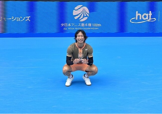世界を狙うテニス界注目のサウスポー 市川泰誠 全日本テニス選手権 男子シングルス準優勝