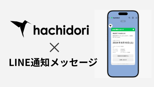 LINEマーケティング支援ツール「hachidori」利用用途が拡大したLINE通知メッセージの新APIに対応