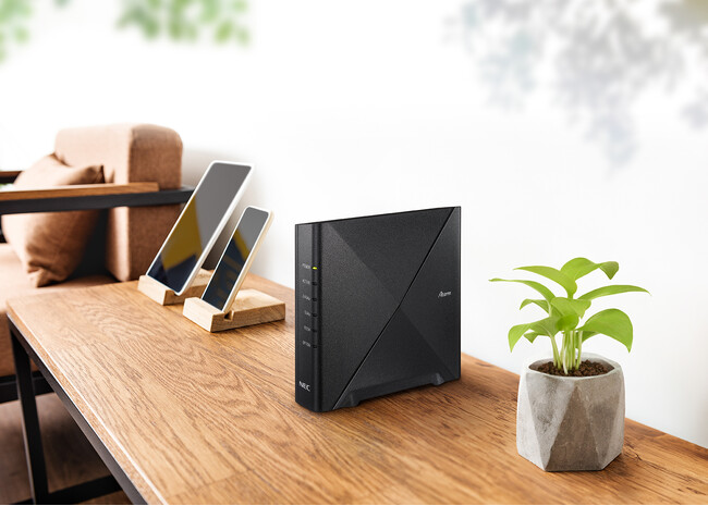 NECプラットフォームズ、複数台同時接続でも安定した通信を実現するWi-Fi 6対応ホームルータ「Aterm 3000D4AX」を発売