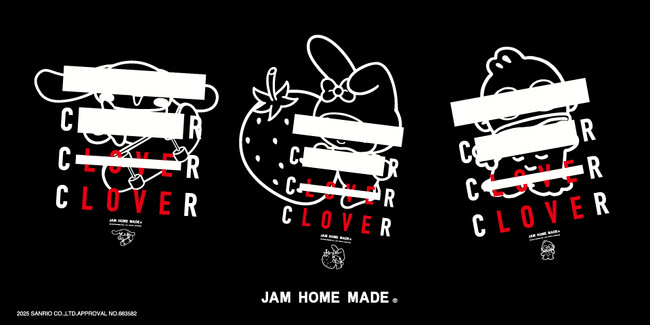 2025秋冬　SANRIO x JAM HOME MADE コレクション! たくさんのアイが隠れた シナモロール・マイメロディ・ハンギョドン 10/24(金)発売