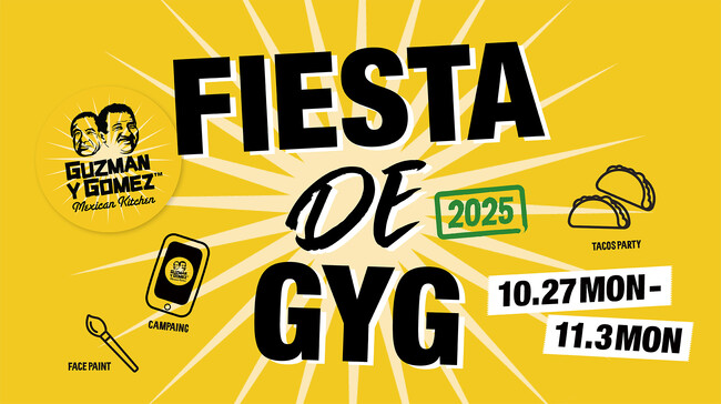 メキシカンキッチン〈Guzman y Gomez〉、メキシコ文化にふれて楽しむ「Fiesta de GYG 2025」を開催決定！
