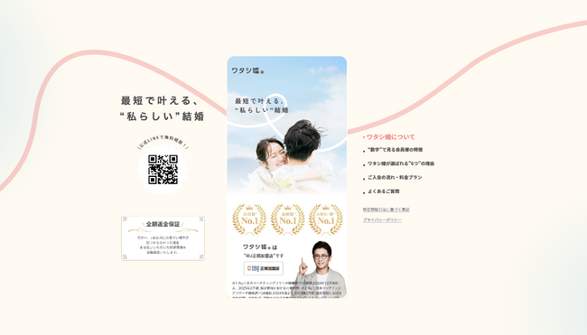 “運命の出会い”を科学に。20~30代の若い世代が支持する、令和のオンライン結婚相談所「ワタシ婚。」
