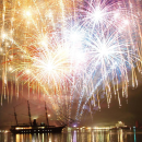 福良湾花火大会