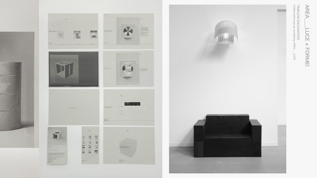 AREA____LUCE × FORMEI TIMELESS ENCOUNTERS Collaborative pop-up curated by AREA____LUCE