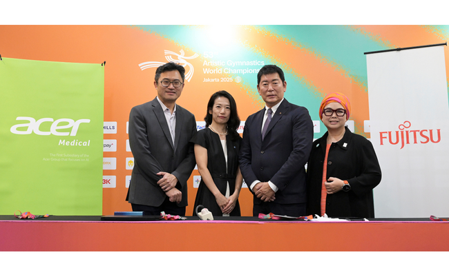国際体操連盟が富士通、Acer Medicalと高齢化社会に向けてAIによる運動評価を反映する健康増進型保険サービスの企画で連携