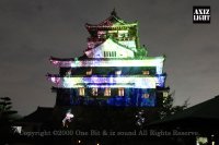 プロマッピングが魅了する未来へ紡ぐきよすイルミ！～驚異的な飛翔を見せる未来へ紡ぐ清洲城！2025イルミ開催！～