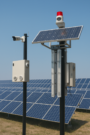 太陽光発電所をAIで守る「攻めの防犯」システム『Miterus』発売　被害総額約109億の急増する金属ケーブル窃盗の対策に！