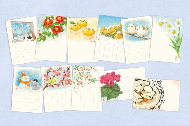 【新商品】『絵入りはがき 2025 冬柄』を販売開始します