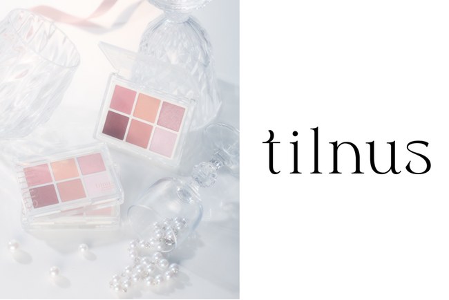 「tilnus（ティルナス）」から、まばたきのたび、パールがきらめく６色アイ＆ハイライトパレットが新発売！