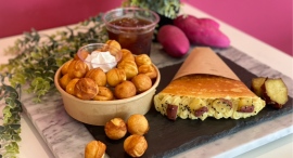 11月1日、瀬戸内レモンや熟成焼き芋を使ったスイーツ店『ORIGAMI』が基町クレド・パセーラ内のフードホールにオープン