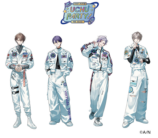 「にじさんじ」所属VTuberユニット・ROF-MAOの結成4周年を記念したフェアが、全国アニメイトで11月1日から開催！　撮りおろしビジュアルを使用した商品の販売や、オンリーショップなどの実施も!!