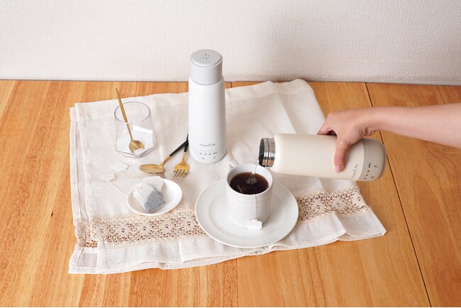 アイデア家電メーカーのサンコーから新ブランド「ThankPan(サンクパン)」誕生。第一弾として『電気で沸かせて保温「ボトルケトル」』を発売