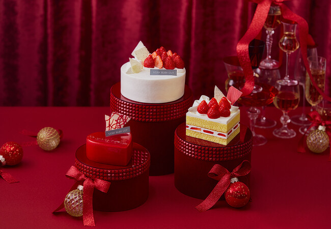 クリスマスは苺の赤でとびきり華やかに。聖夜を彩るいちごスイーツ専門店「VERY RUBY CUT」のケーキコレクションが登場