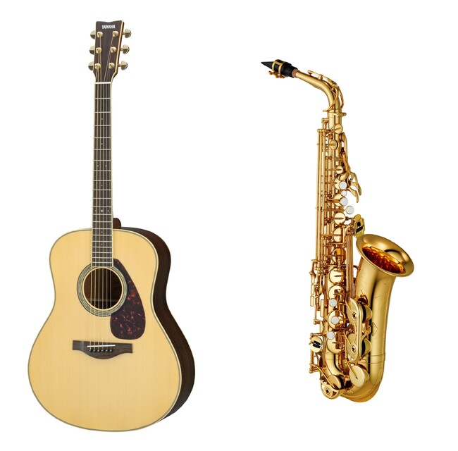 ヤマハ アコースティックギター『LL6 ARE』とアルトサクソフォン『YAS-480』が「楽器店大賞 2025」で大賞を受賞