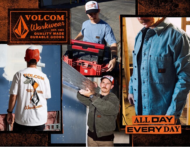 毎年人気の VOLCOM ワークウェア コレクションが今年も登場！