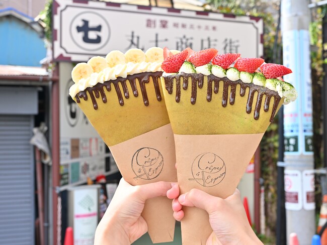 「クレープとエスプレッソと」の“ 抹茶クレープ専門店 ”が関東初登場！