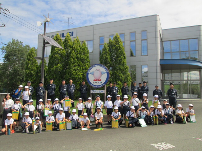 フクシマガリレイ｜岡山工場へ勝間田小学校を招き工場見学を実施